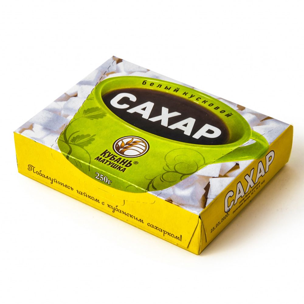 Кусковой Сахар белый Кубань Матушка 250гр