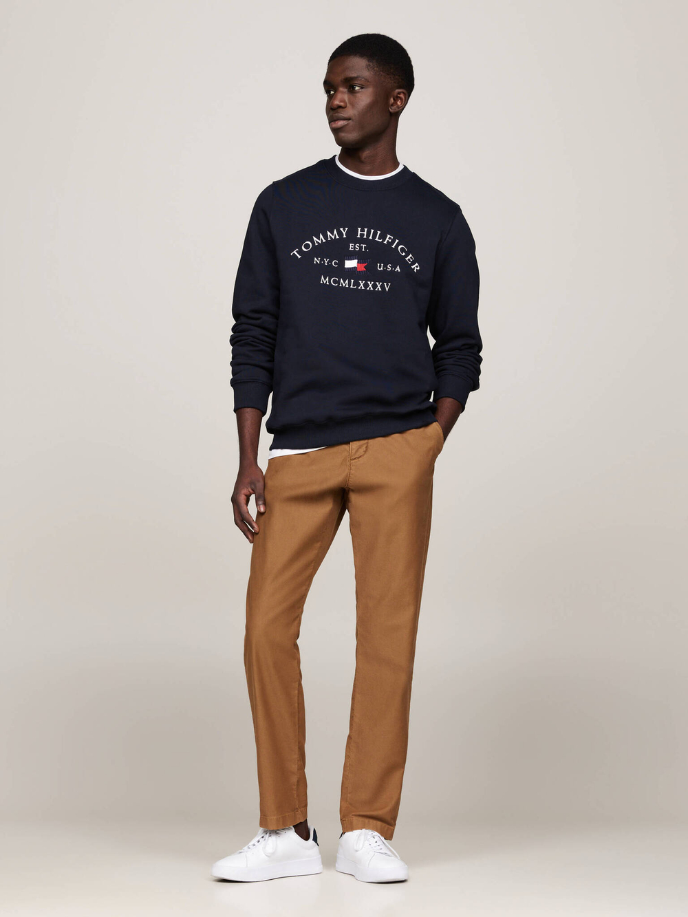 Худые Tommy Hilfiger - темно-синий(MW0MW35526)