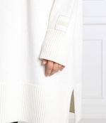 хлопковое платье DONDUP - made in Italy - кремовый(DA283 M00796D 002)