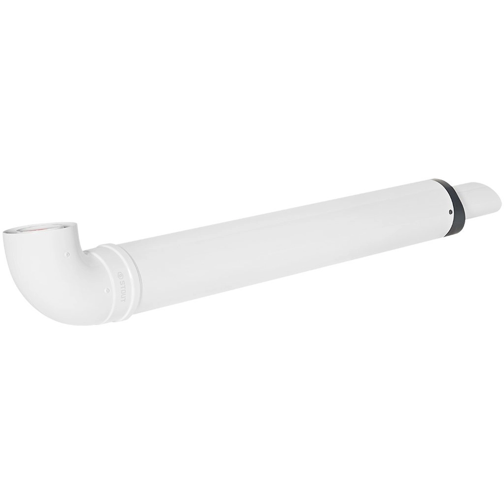 STOUT SCR-6010-251000 STOUT Комплект дымохода Антилед УНИВЕРСАЛЬНЫЙ традиц. коакс. D60/100, L1000 (хомут, фланец, втулка, адаптер, рабочая длина 750 мм)кроме Immergas, Navien D75/100 стар.
