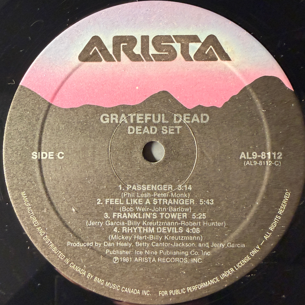 The Grateful Dead ‎– Dead Set 2LP (Канада 1984г.) Т