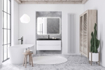 Раковина BelBagno 120 BB1200/455-LV-ART-ALR-NERO Черная матовая