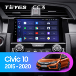 Teyes CC3 9" для Honda Civic 10 2015-2020
