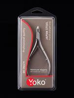 Кусачки Yoko SK 003-4 для кутикулы серия Premium с двойной пружиной и лезвием 4 мм
