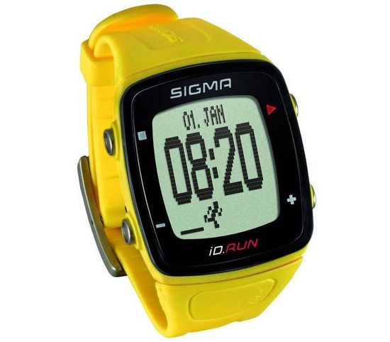 Пульсометр Sigma iD.Run 24810 желтые, 6 функций
