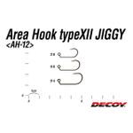 Крючок Decoy форелевый одинарный AH-12 AREA HOOK JIGGY #6 (в упаковке 10 штук)