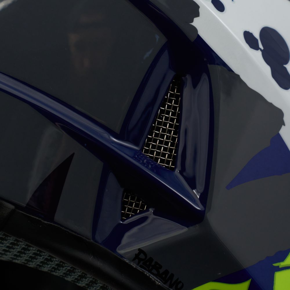 Base MX / Глянец / Сине-белый-hiviz