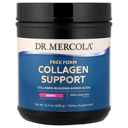 Dr. Mercola, добавка с коллагеном в свободной форме, с ягодным вкусом, 636 г (22,4 унции)