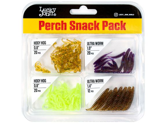 Твистеры и слаги съедоб. искусст. LJ Pro Series Perch Snack Pack 03 SET/Mix Pack