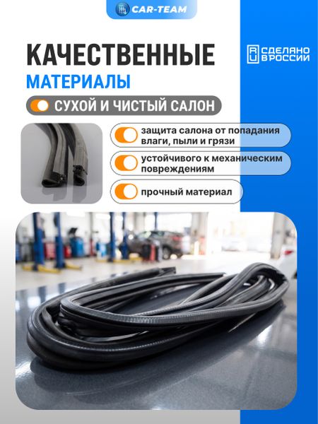 Верхний уплотнитель дверей (водосток) на ВАЗ 2110, 2112