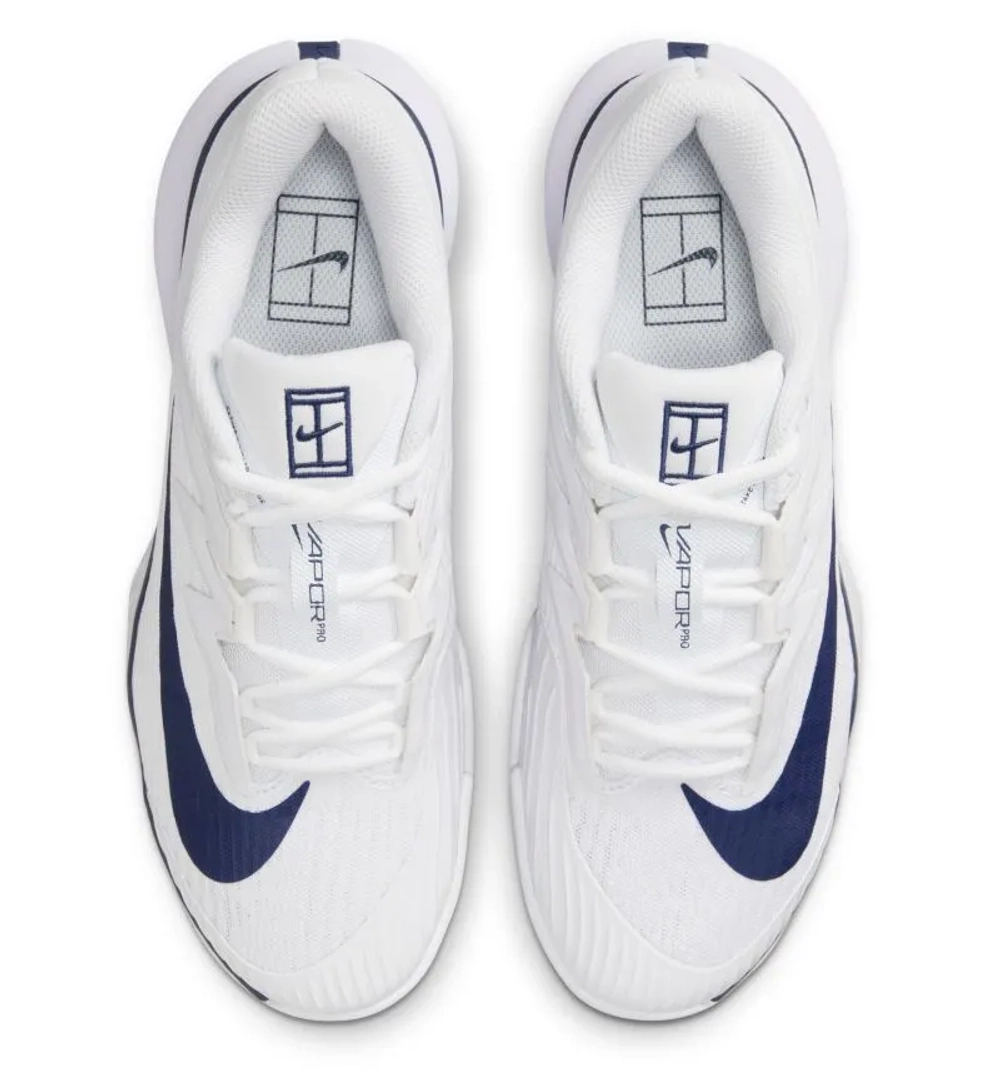 Женские теннисные кроссовки Nike Zoom Vapor Pro 3 HC Premium - white/midnight navy/blanc/marine minuit