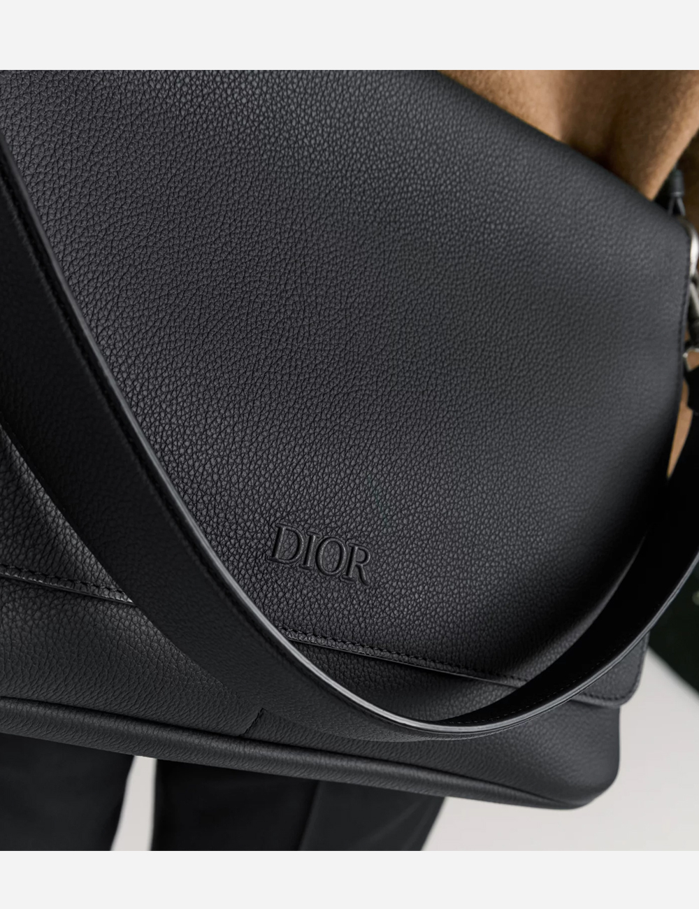 Сумка Dior Privé Messenger Bag with Flap "Black Dior Icons Calfskin"