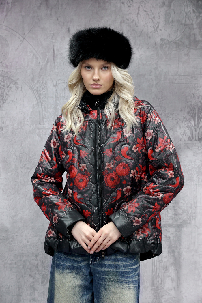 Jacket “Ophelia. Bullfinches”
