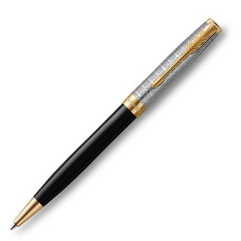 Ручка шариковая Parker Sonnet Premium K537 Metal Black GT (2119787)