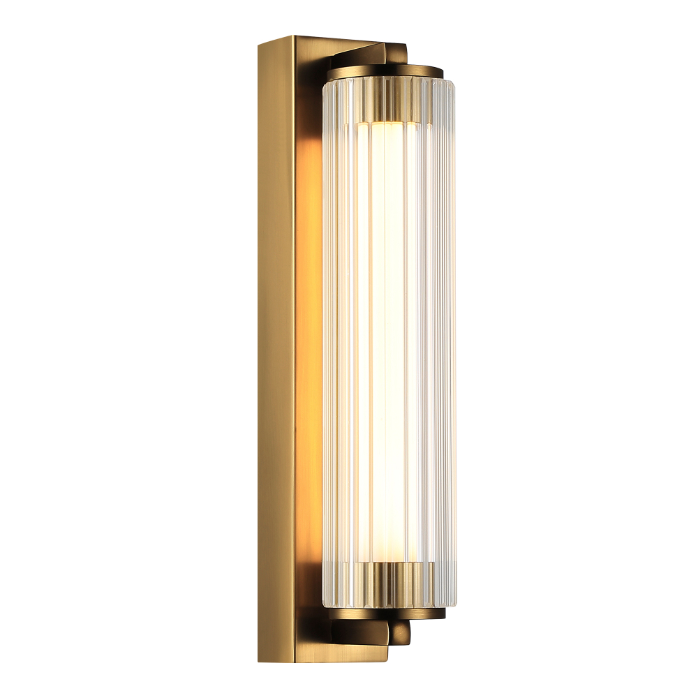 Светильник настенный ST-Luce Латунь/Прозрачный LED 1*8W BAMBOO sl6224.301.01