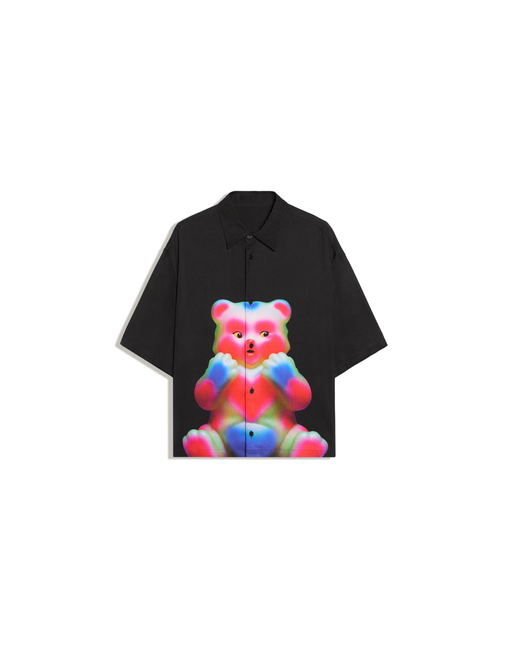 Мужская рубашка boxy fit с коротким рукавом RAFAELA MASCARO - BERSHKA