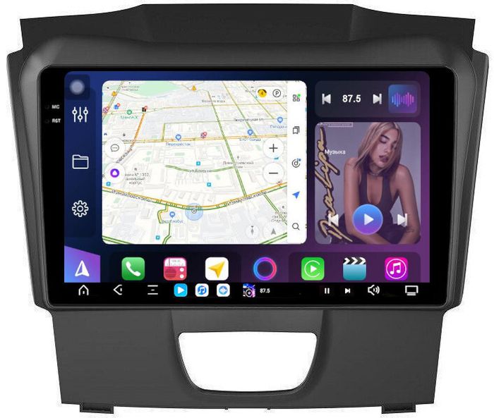 Магнитола для Chevrolet TrailBlazer 2012-2015 - FarCar S500-TS20 монитор 9.5" 2K QLED на Android 14, Быстрейшая, CarPlay, 4G SIM-слот