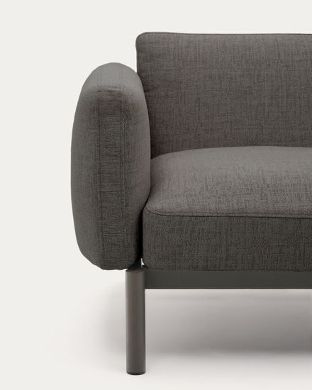 Садовое модульное кресло Sorells из алюминия с серой отделкой La Forma Испания 