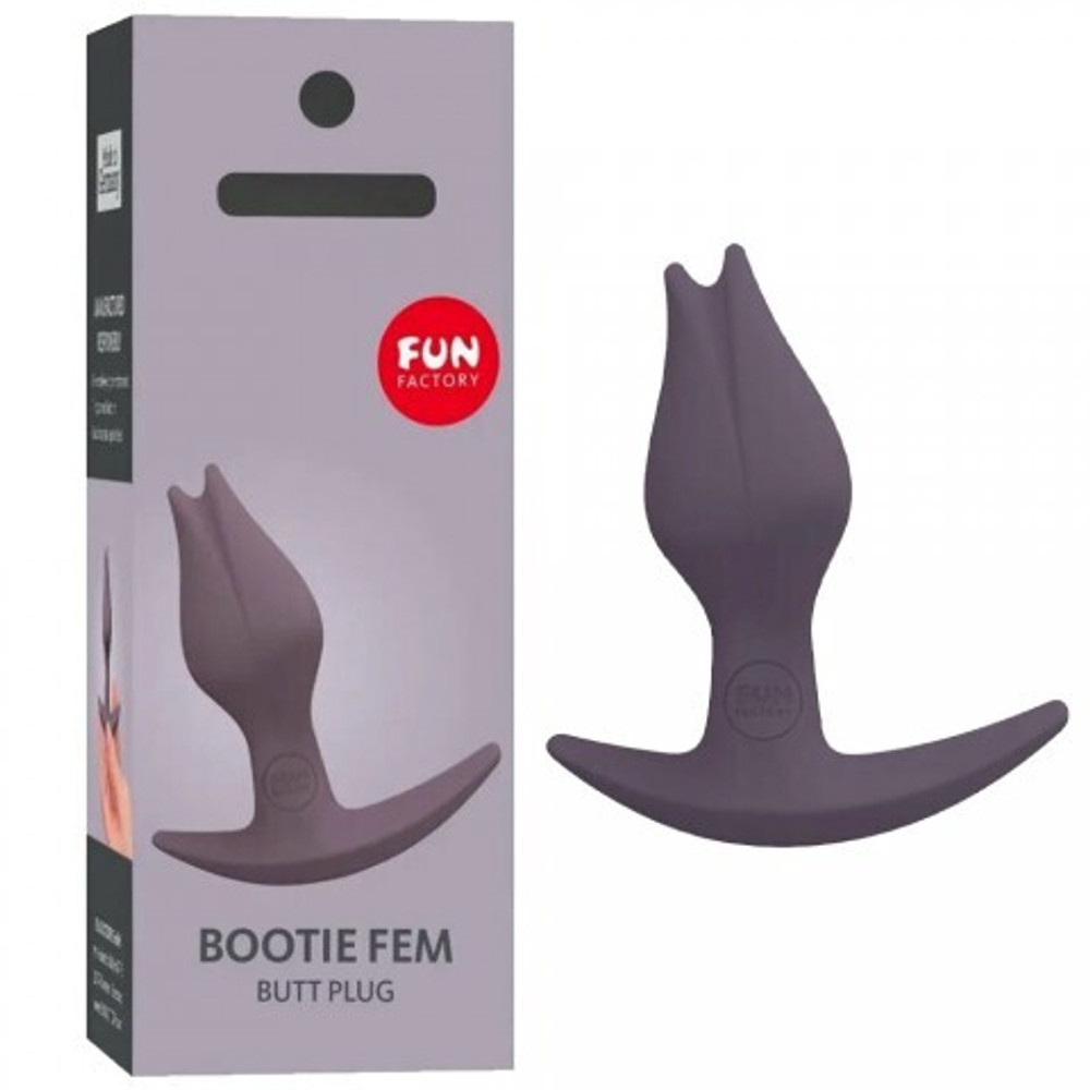 Анальный стимулятор Bootie Fem от Fun Factory (темно-серый)