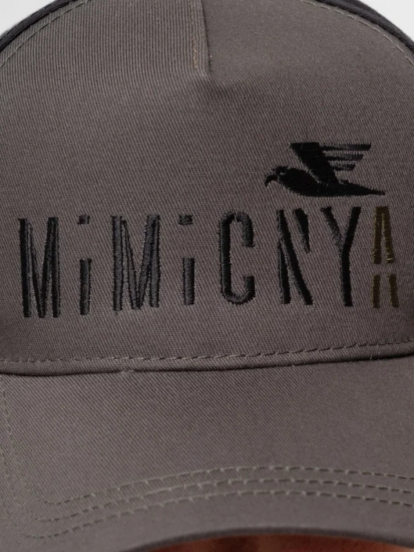 Бейсболка  ОЛИВА + ЧЕРНЫЙ с логотипом MIMICRYA 55-57