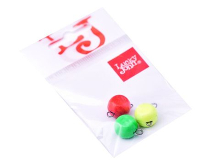 Груз-головки разборные Lucky John BALL RGY MIX1 12г, 3шт
