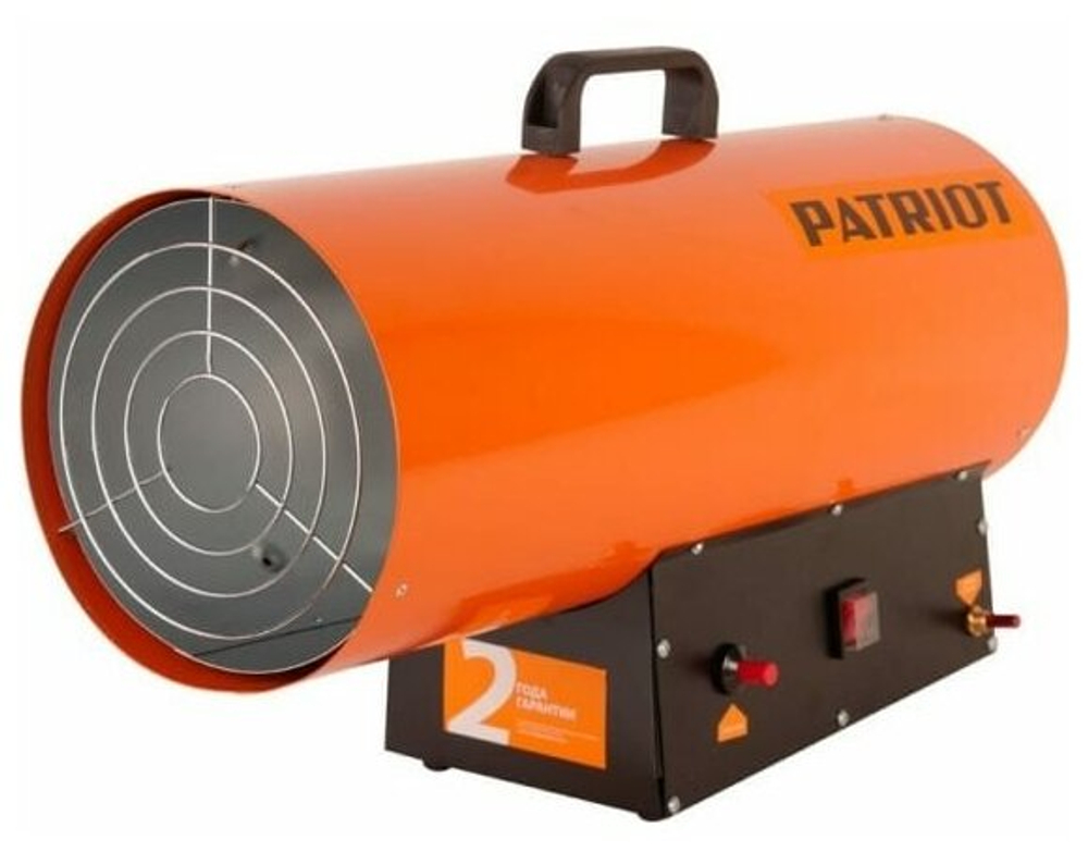 Калорифер газовый PATRIOT GS 16 16 кВт, 350 мᵌ/ч, пьезо поджиг, редуктор, шланг (633445020)