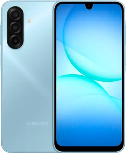 Смартфон Samsung SM-A175F Galaxy A17 128Gb 6Gb голубой моноблок 3G 4G 2Sim 6.7" 1080x2340 Android 15 50Mpix 802.11 a/b/g/n/ac NFC GPS GSM900/1800 GSM1900 microSD max2048Gb