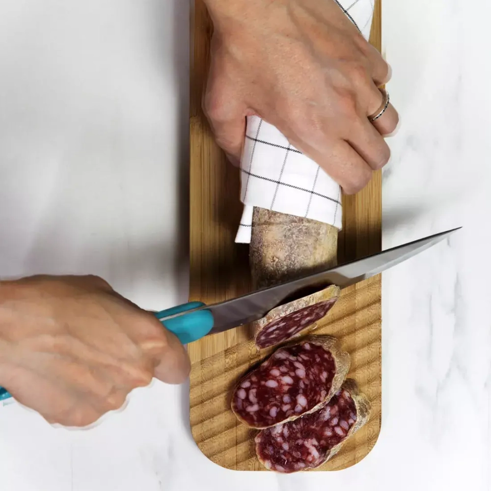 Доска разделочная 43х11х2.4см Trebonn Chopping boards and Knives бирюзовая