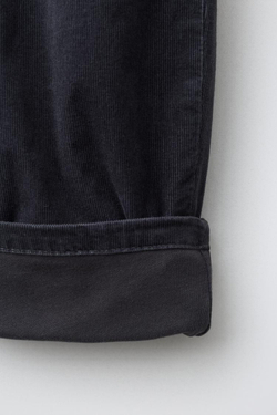 ZARA БРЮКИ BAGGY ИЗ ТОНКОГО ВЕЛЬВЕТА, СИНИЙ
