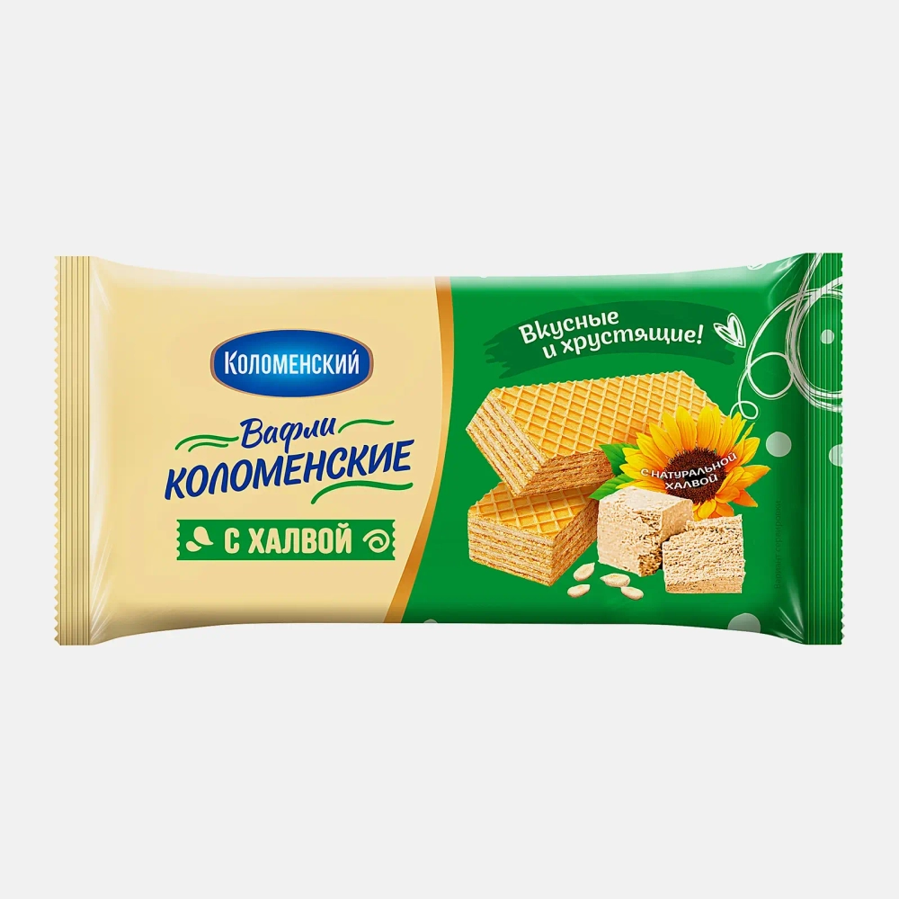 Вафли с халвой Коломенские 200г