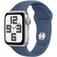 Умные часы Apple Watch SE 40 мм, Silver Aluminium, Denim Sport Band - S/M