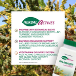 NaturesPlus, Herbal Actives, InflamActin®, 60 веганских капсул