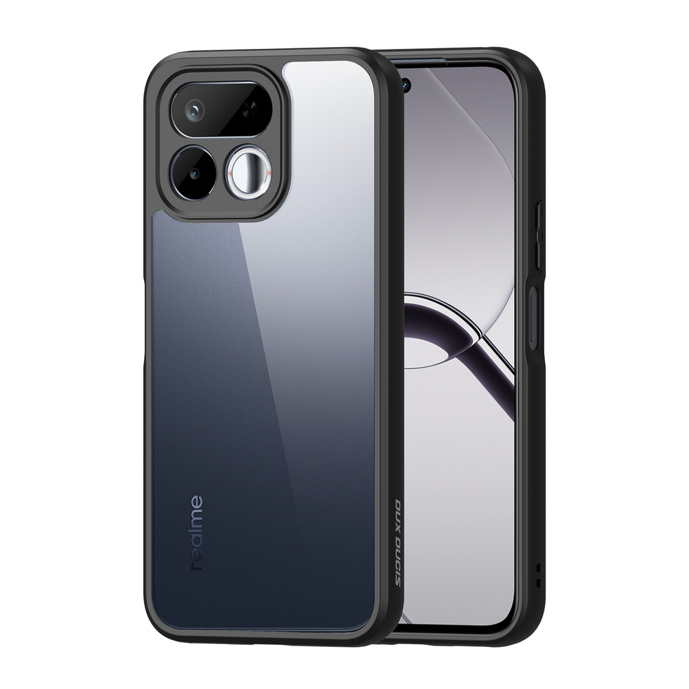 Чехол прозрачный с черными рамками для Realme 16T, серия Aimo Series Case от Dux Ducis