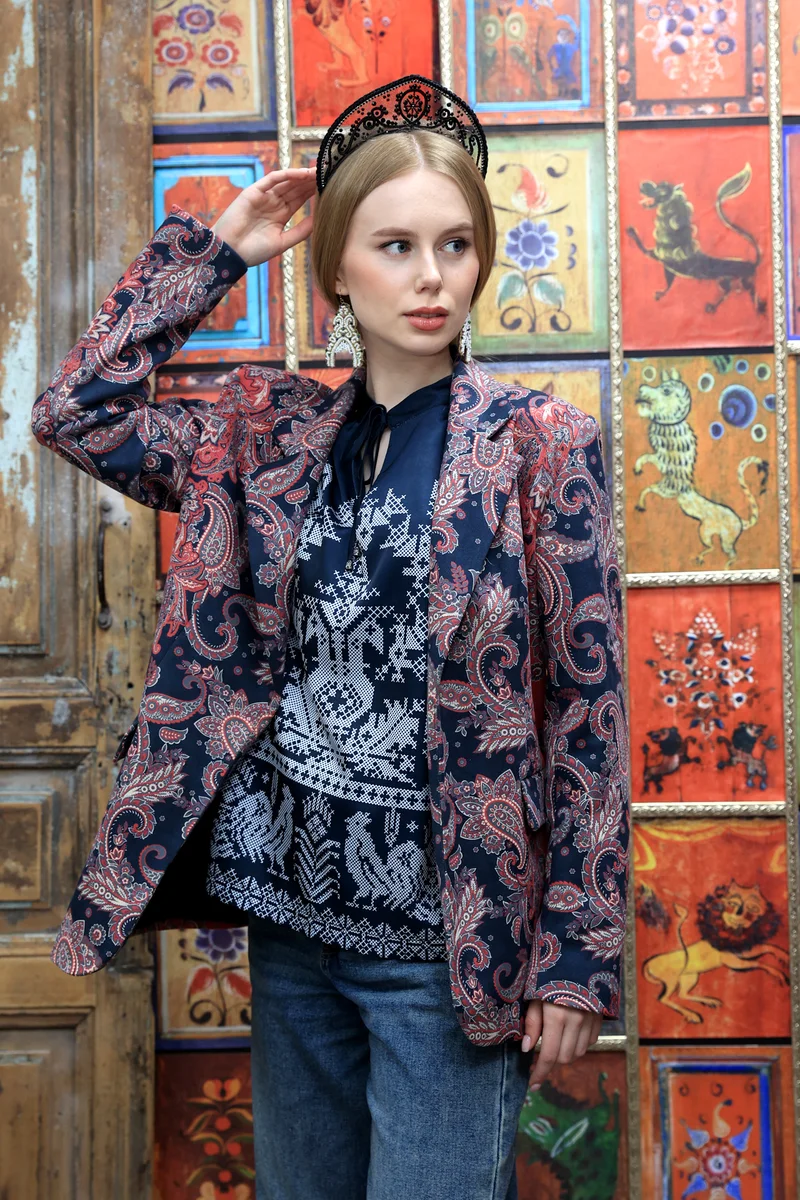Жакет "Классика (микрозамша). Фьюжн"