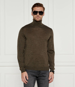 Wełniany golf Musso-P BOSS BLACK - хаки(50468262)