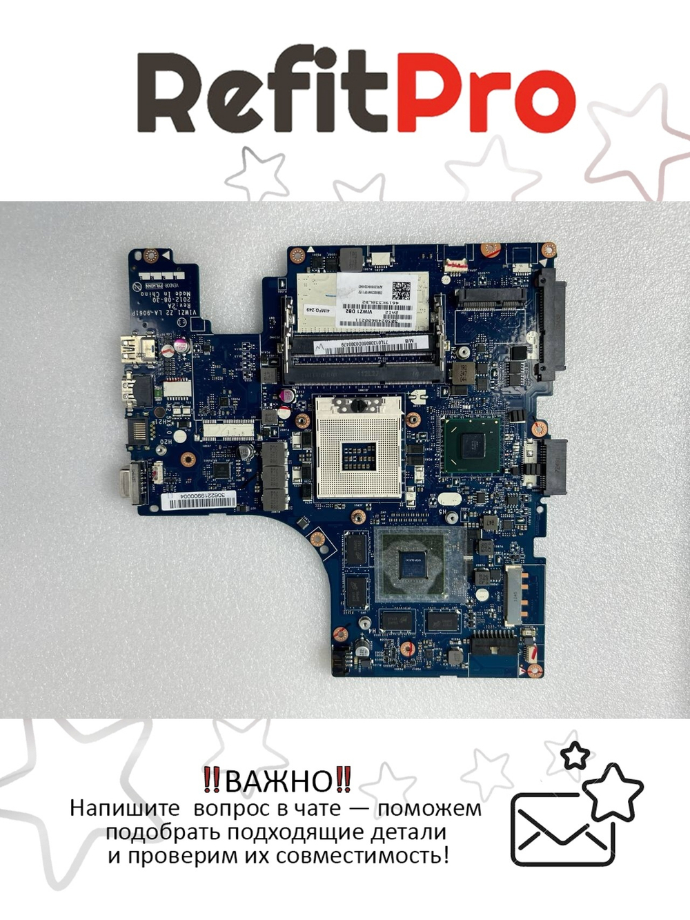 Материнская плата для ноутбука Lenovo G500 VIWP1 76 GL 2G BL TS (90002208), оригинал