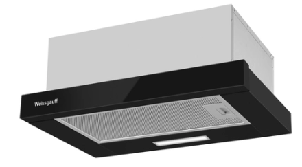 Вытяжка Weissgauff TEL 450 Black Glass - Уценка