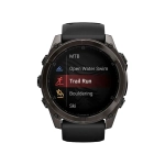 Умные часы Garmin Fenix 8, 51мм, Amoled Sapphire Titanium Carbon Gray (010-02905-21)