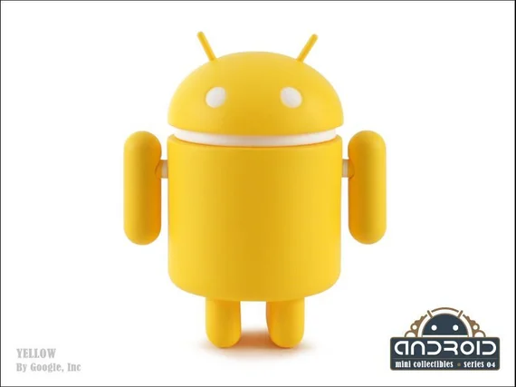 Android mini collectible series 04 робот коллекционный Желтый (Yellow)