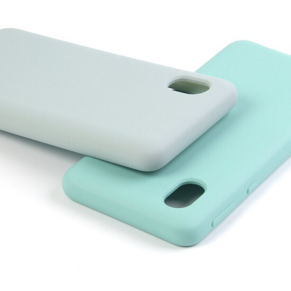 Панель Soft Touch для Samsung Galaxy A01 Core/ M01 Core, 007002 Светло-голубой