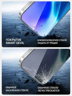 Защитное безрамочное стекло для VIVO X300 с автоматической установкой SmartDevil