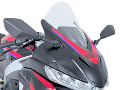 WRS Ветровое стекло высокое +65мм Race Aprilia RS 457 прозрачное AP016T