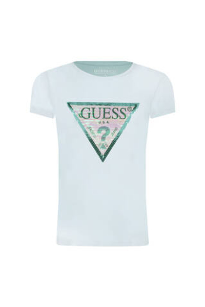 Футболка Guess - голубой(K4RI31 K6YW1)