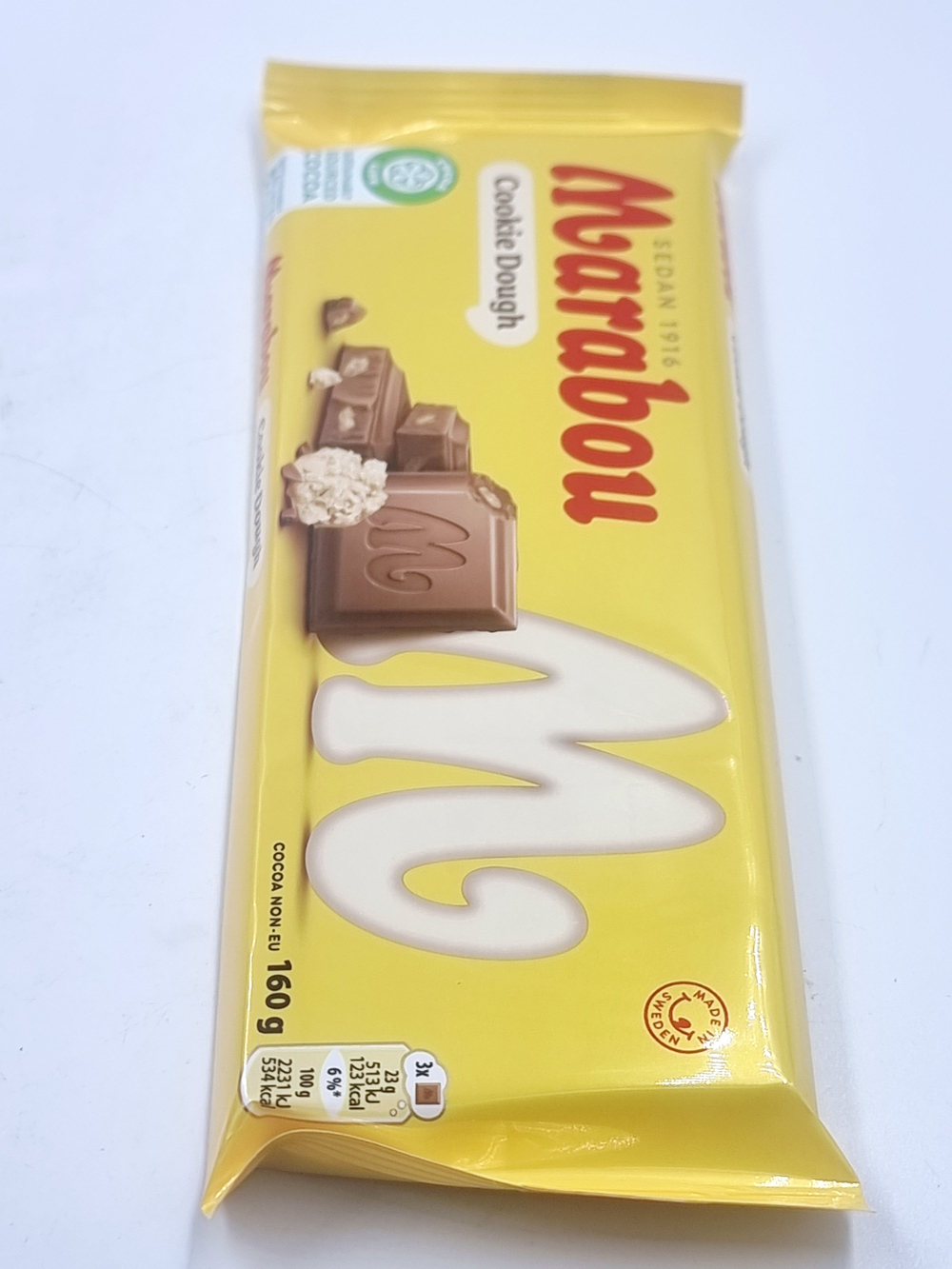 Marabou Шоколад молочный Cookie Dough с ванильным печеньем 160 г (из Финляндии)