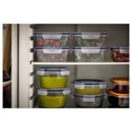 Набор пищевых контейнеров с крышкой IKEA 365+, Пластик, 750 мл, 3 шт