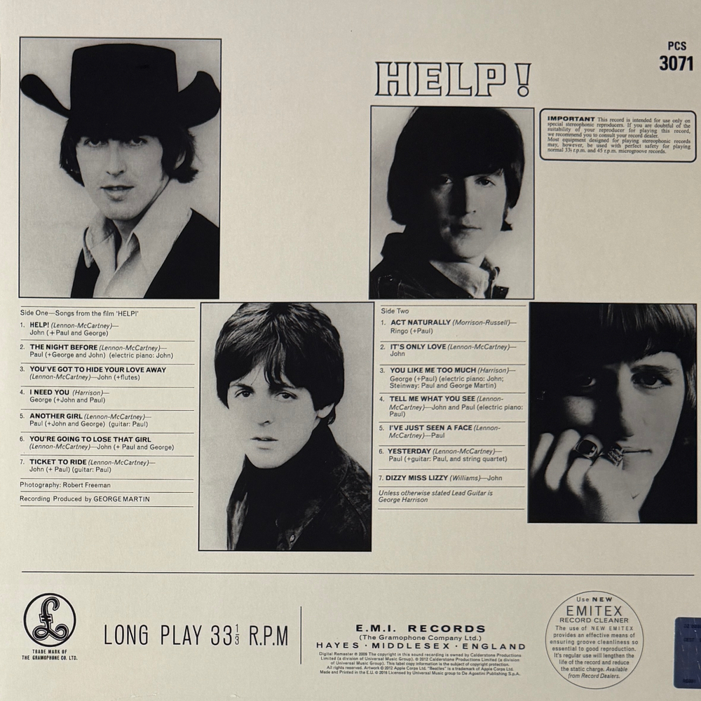 The Beatles – Help! (Италия 2017г.)