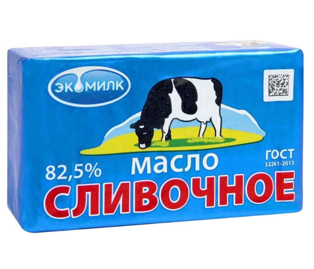 Масло сливочное Приэльбрусье 82,5% 180г