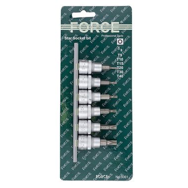 Набор головок бит торкс 6пр.3/8'' Forsage F-3061