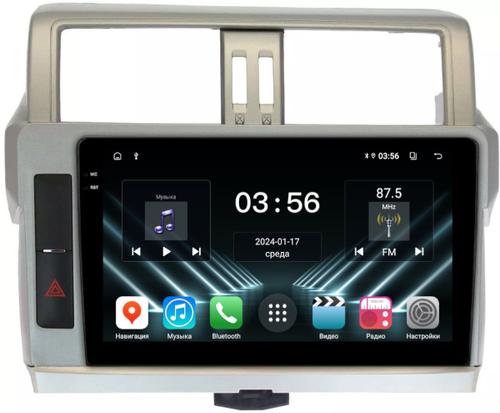 Магнитола для Toyota Land Cruiser Prado 150 2014-2017 - FarCar S280 монитор 10.36" IPS на Android 13, CarPlay