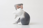 Коллекционная фарфоровая фигурка котенка с мышкой на хвосте Lladro